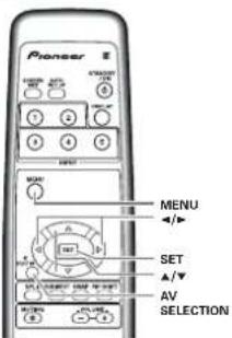 PIONEER PRO810HD - Réglage image (1) - 2
