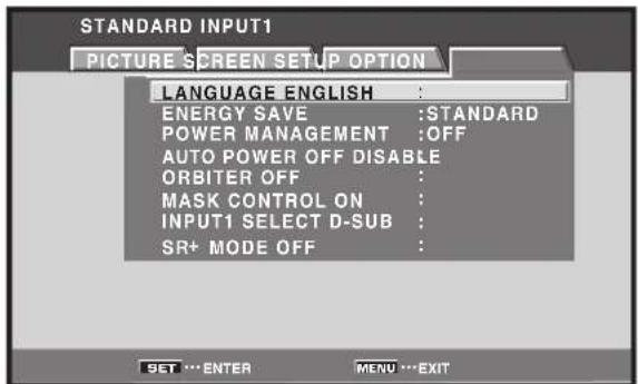 PIONEER PRO810HD - Setting INPUT1 SELECT - 4