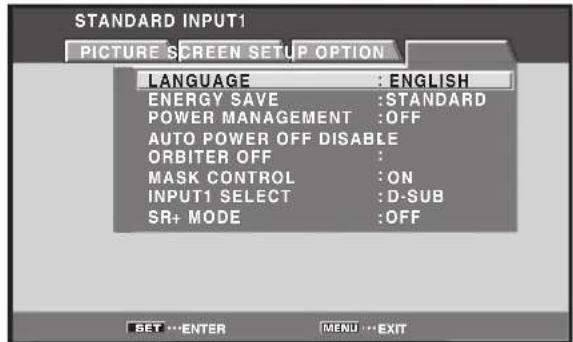 PIONEER PRO810HD - Setting the Orbiter (ORBITER) - 4