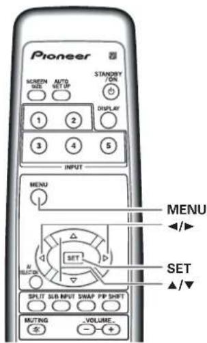 PIONEER PRO810HD - Position du cache létal (CONTRÔLÉ MASQUE) - 2