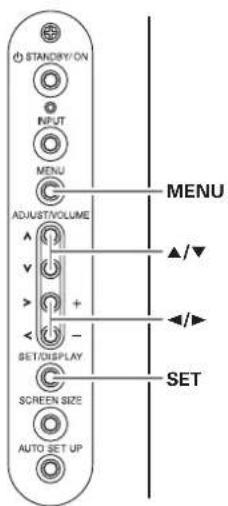 PIONEER PRO810HD - Réglage image (3) - 1