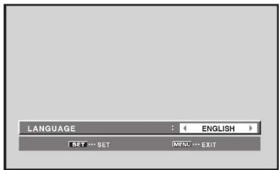 PIONEER PRO810HD - Setting the Onscreen Display Language - 5