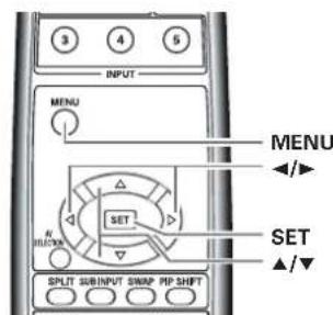 PIONEER PRO810HD - Paramétrage de [POSITION CLAMP] (ENTRÉE1 (D-SUB), 5) - 2