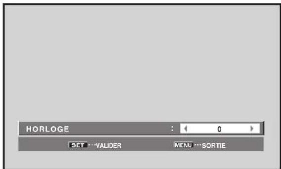 PIONEER PRO810HD - Utilisez les touches «/» et / pour selectionner la valeur désirée. - 3