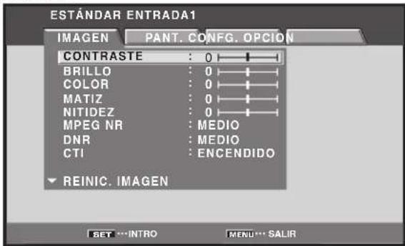 PIONEER PRO810HD - Ejempo de visualizacion de menu de la PRO1010HD: - 1