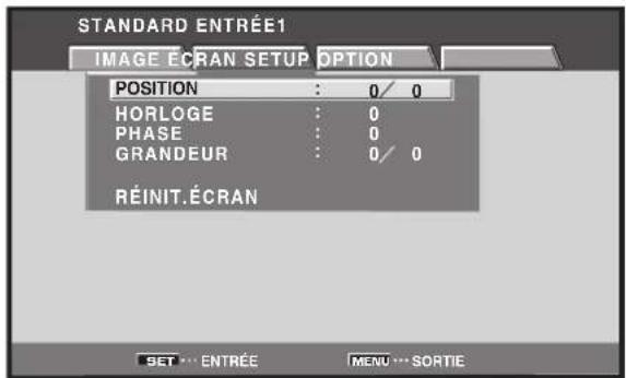 PIONEER PRO810HD - Réglage de POSITION, HORLOGE et PHASE (Réglage manuel) - 4