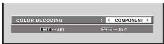 PIONEER PRO810HD - Press the SET button. - 2