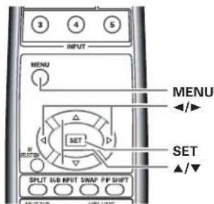 PIONEER PRO810HD - [CLAMP POSITION] setup (INPUT1 (D-sub), 5) - 2
