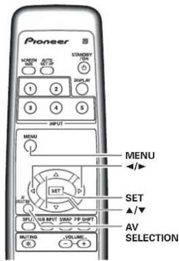 PIONEER PRO810HD - Picture Adjustment (1) - 2