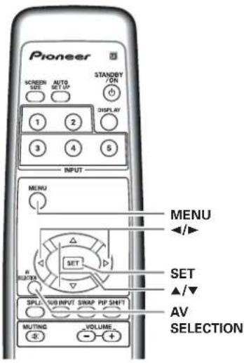 PIONEER PRO810HD - Ajustede laImagen (3) - 3