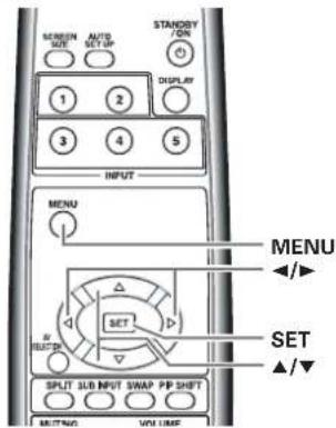 PIONEER PRO810HD - Setting INPUT1 SELECT - 2