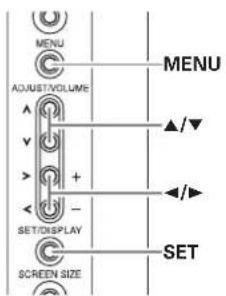 PIONEER PRO810HD - [CLAMP POSITION] setup (INPUT1 (D-sub), 5) - 1