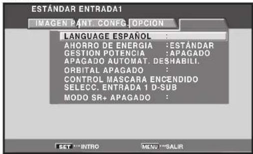 PIONEER PRO810HD - Ajuste del MODO SR+ - 4