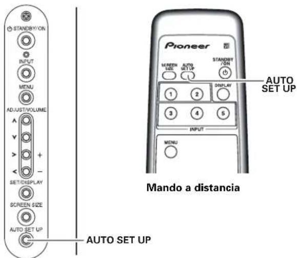 PIONEER PRO810HD - Ajuste de la POSICION, RELOJ y FASE de la pantalla (Ajuste automatico) - 1