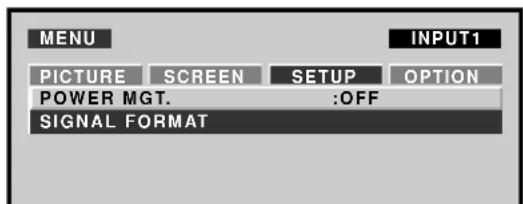PIONEER PDP607CMX - [SIGNAL FORMAT] setup - 4