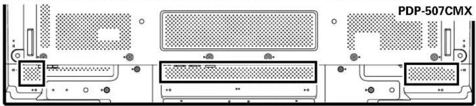 PIONEER PDP607CMX - Fixation des colliers rapides à l'écran à plasma - 1