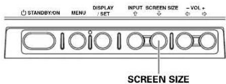 PIONEER PDP607CMX - Appuyez sur la touche SCREEN SIZE pour désir le format. - 2