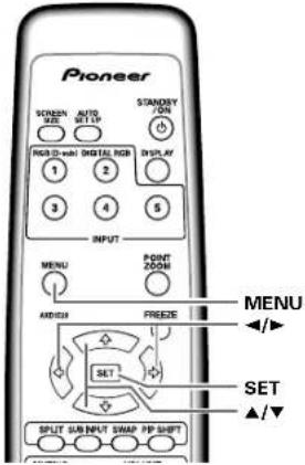PIONEER PDP607CMX - Setting the PRESENT TIME - 1