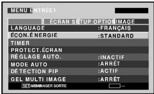 PIONEER PDP607CMX - Réglages d'économie d'énergie (ÉCON. ÉNERGIE) - 5