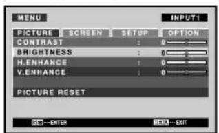 PIONEER PDP607CMX - PICTURE/SCREEN Adjustment - 4