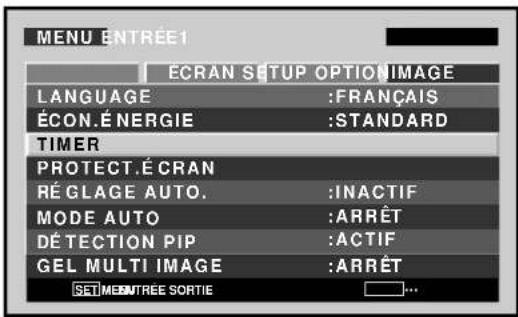 PIONEER PDP607CMX - Activation de la minuterie - 5