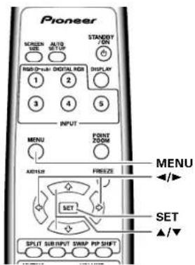PIONEER PDP607CMX - Commutation d'entrée automatique (MODE AUTO) - 1