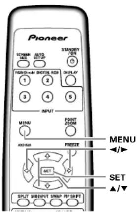 PIONEER PDP607CMX - Mise en œuvre pour [TYPE DE SIGNAL] - 1