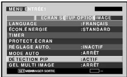 PIONEER PDP607CMX - Réglage du mode de sous-écran (DETÉCTION PIP) - 5