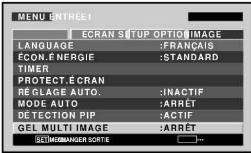 PIONEER PDP607CMX - Réglage de l'écran de mémo (GEL MULTI IMAGE) - 5
