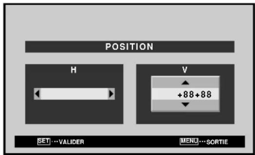 PIONEER PDP607CMX - Utilisez les touches et pour selectionner la valeur souhaitee. - 1