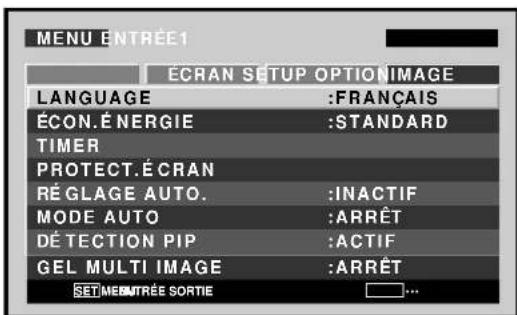 PIONEER PDP607CMX - Réglage de l'écran de mémo (GEL MULTI IMAGE) - 4