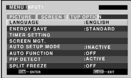 PIONEER PDP607CMX - Setting the memo screen (SPLIT FREEZE) - 4