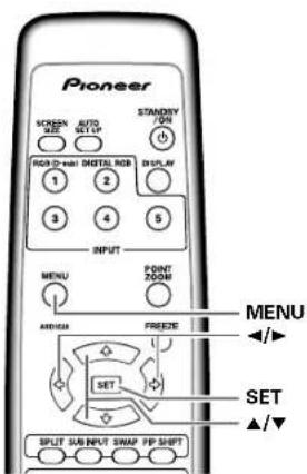 PIONEER PDP607CMX - 一卜の設定内容 - 1