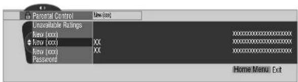 PIONEER PDP6071HD - Setting new ratings - 2