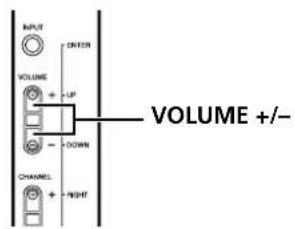 PIONEER PDP6071HD - Modification du volume et du son - 1