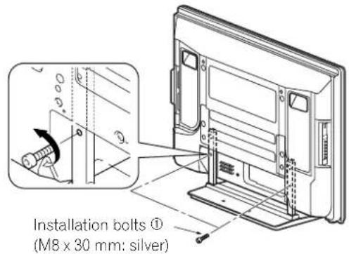 PIONEER PDP6071HD - Detaching the stand - 1