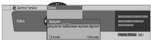 PIONEER PDP6071HD - Eliminación de nuevas clasificaciones - 2