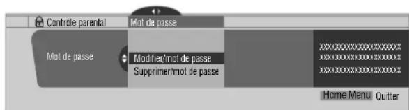 PIONEER PDP6071HD - Changement de mot de passe - 1