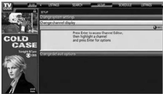 PIONEER PDP6071HD - Changing the Channel Display settings - 1