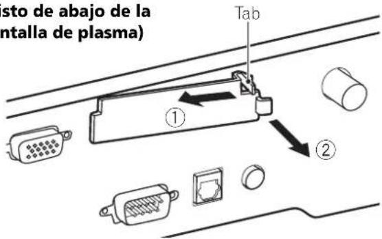 PIONEER PDP6071HD - Colocación de la tarjeta CableCARD™ - 1