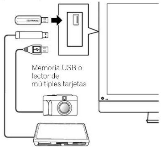 PIONEER PDP6071HD - Conexión a un dispositivo USB - 1