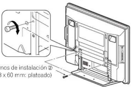 PIONEER PDP6071HD - Reinstalación del soporte - 2