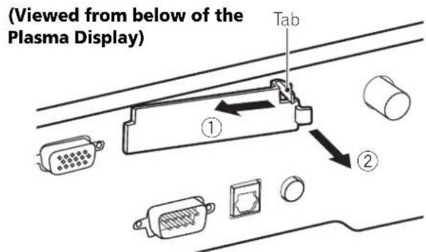 PIONEER PDP6071HD - Inserting the CableCARD™ - 1