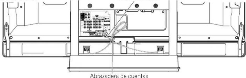 PIONEER PDP6071HD - Encaminamiento de los cables - 1