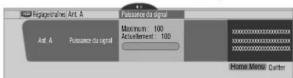 PIONEER PDP6071HD - Vérification de la puissance du signal - 1
