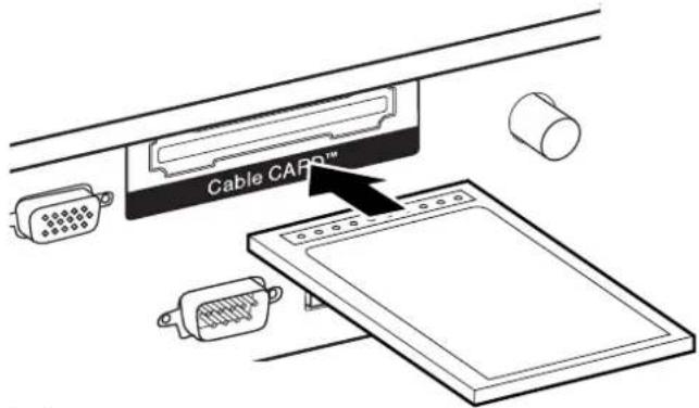 PIONEER PDP6071HD - Colocación de la tarjeta CableCARD™ - 2