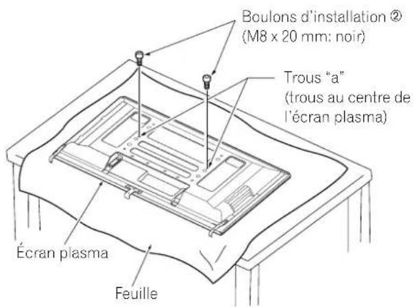 PIONEER PDP6071HD - Remise en place du support - 3