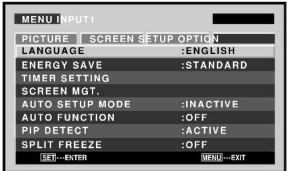 PIONEER PDP425CMX - Setting the onscreen display language - 4