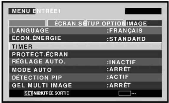PIONEER PDP425CMX - Réglage de la minuterie (TIMER) - 3