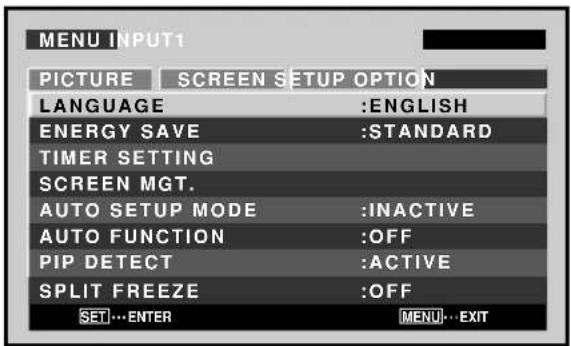 PIONEER PDP425CMX - Setting the memo screen (SPLIT FREEZE) - 4